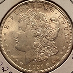 1921 Morgan Silver Dollar