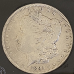 1891 Morgan Silver Dollar