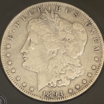 1894-O Morgan Silver Dollar