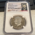 1984-S Kennedy Half Dollar, Clad, PF 69 Ultra Cameo - 020