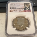 1989-S Kennedy Half Dollar, Clad, PF 69 Ultra Cameo - 011