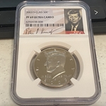 2003-S Kennedy Half Dollar, Clad, PF 69 Ultra Cameo - 008