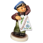 M.I. Hummel 2153 Big Announcement, Congratulations, Special Event Figurine, First Issue 2003, Tmk 8