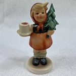 Mel 2 Girl With Fir Tree Advent Candlestick, Tmk 1/2