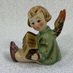 M.I. Hummel III/39/0 Angel, Joyous News with Accordion, Candleholder, Tmk 1