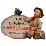 M.I. Hummel 210 Dealer's Plaque, Schmid Bros Inc Boston, Tmk 2