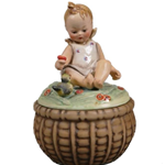 Mel 7 Child Candy Dish Box, U.S. Zone, Tmk 1