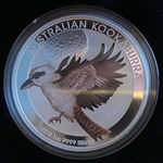 2018 Australia, 1 Dollar - Elizabeth II 4th Portrait - Australian Kookaburra, Coloured