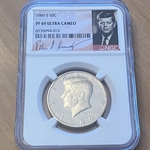 1989-S Kennedy Half Dollar, Clad, PF 69 Ultra Cameo - 012