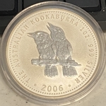 2006 Australia, 1 Dollars - Elizabeth II 4th Portrait - Australian Kookaburra