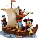 17-352-27, M.I. Hummel Figurines / Disney Figurine, Land In Sight, 1 of 75, Tmk 6