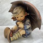 M.I. Hummel 152/0 B, Umbrella Girl 4.75", Arbeitsmuster Color, FK 11/60, Tmk 3