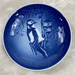 Bing & Grondahl Mother's Day Plate, 1980 Woodpecker & Chicks