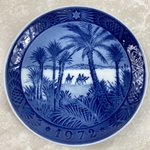 Royal Copenhagen Christmas Plate, 1972 In the Desert