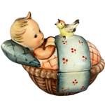 Mel 6 Child in Bed Candy Dish, U.S. Zone, Tmk 1