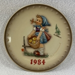 M.I. Hummel 277 Little Helper 1984 Annual Plate, Arbeitsmuster Fotomuster, Tmk 7