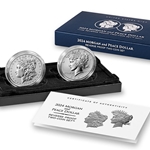 2024 Morgan and Peace Dollar Two-Coin Reverse Proof Set