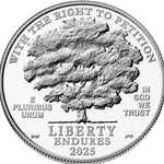 2025 First Amendment to the United States Constitution Platinum Proof Coin - Right To Petition