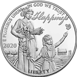 2020 Preamble to the Declaration of Independence Platinum Proof Coin - Pursuit of Happiness