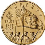 2025 U.S. Marine Corps 250th Anniversary, Uncirculated Five-Dollar Gold Coin