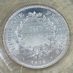 1976 50 Francs Fleurs de Coins Set