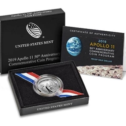 2019-S Apollo 11 50th Anniversary Proof Clad Half Dollar