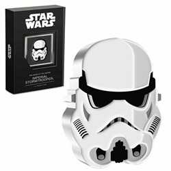 2021 Niue Star Wars Faces of the Empire Stormtrooper 1oz .999 Silver Shaped Coin Wanted Sold $97.95