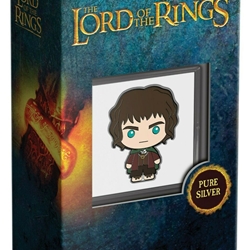 2021 Niue Lord of the Rings FRODO BAGGINS Chibi 1oz Silver Proof Coin Wanted Sold $90.00