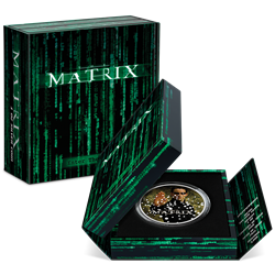 2022 Niue The Matrix 1 oz Colorized .999 Silver Proof Coin Wanted Sold $102.00