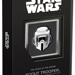 2021 Niue Star Wars Faces of the Empire SCOUT TROOPER Helmet 1oz Silver Coin $95.00