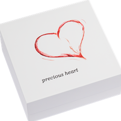 2018 Palau Silver Charms: Precious Heart 1 oz .999 Silver Coin Antiqued ~ CIT Wanted Sold $146.00