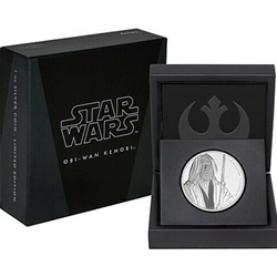 2017 Niue Star Wars Obi-Wan Kenobi Classic 1 oz .999 Silver Proof Coin  Wanted Sold $250.00