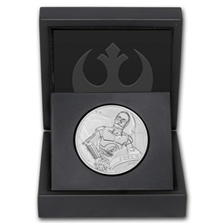 2017 Niue Star Wars C-3PO Classic 1 oz .999 Silver Proof Coin Wanted Sold $249.00