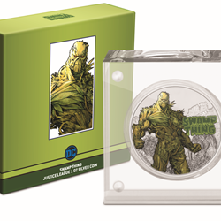 2021 Niue DC Comics Justice League SWAMP THING 1 oz Silver Coin, 1 Each