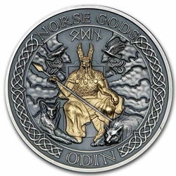 2021 Cook Islands Norse Gods Odin 2 oz High Relief .999 Silver Coin Wanted Sold $195.00