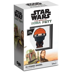 2022 Niue Star Wars™ The Book of Boba Fett™ - Fennec Shand™ 1oz Silver Chibi® Coin