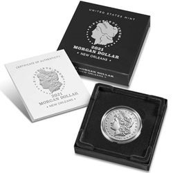 2021-O Morgan  Silver Dollar with (O) Privy Mark