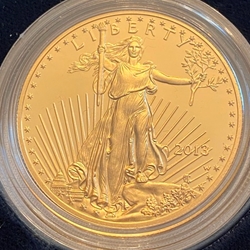 2013 American Eagle, One Ounce Gold Proof Coin, 1 Each