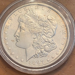 1897 Morgan Silver Dollar