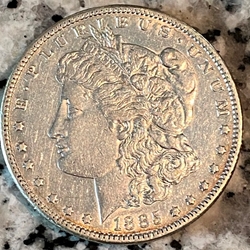 1885 Morgan Silver Dollar