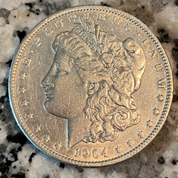 1904 Morgan Silver Dollar