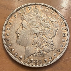 1880 Morgan Silver Dollar