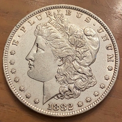 1882-O Morgan Silver Dollar