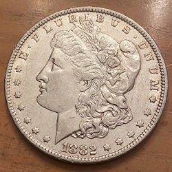 1882-O Morgan Silver Dollar