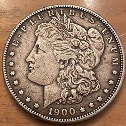 1900 Morgan Silver Dollar