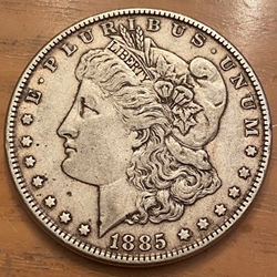 1885 Morgan Silver Dollar