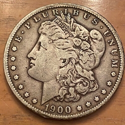 1900-O Morgan Silver Dollar