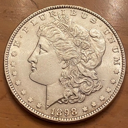 1898 Morgan Silver Dollar