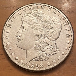 1898-O Morgan Silver Dollar