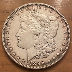 1896 Morgan Silver Dollar